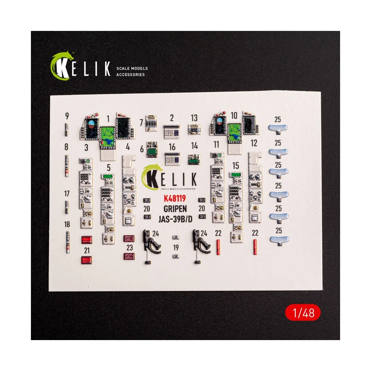 Jas-39 B/D - interior 3D decals for Zimi Model/KittyHawk kit kit - ... Jas-39 B/D - interior 3D decals for Zimi Model/KittyHawk kit kit - ...