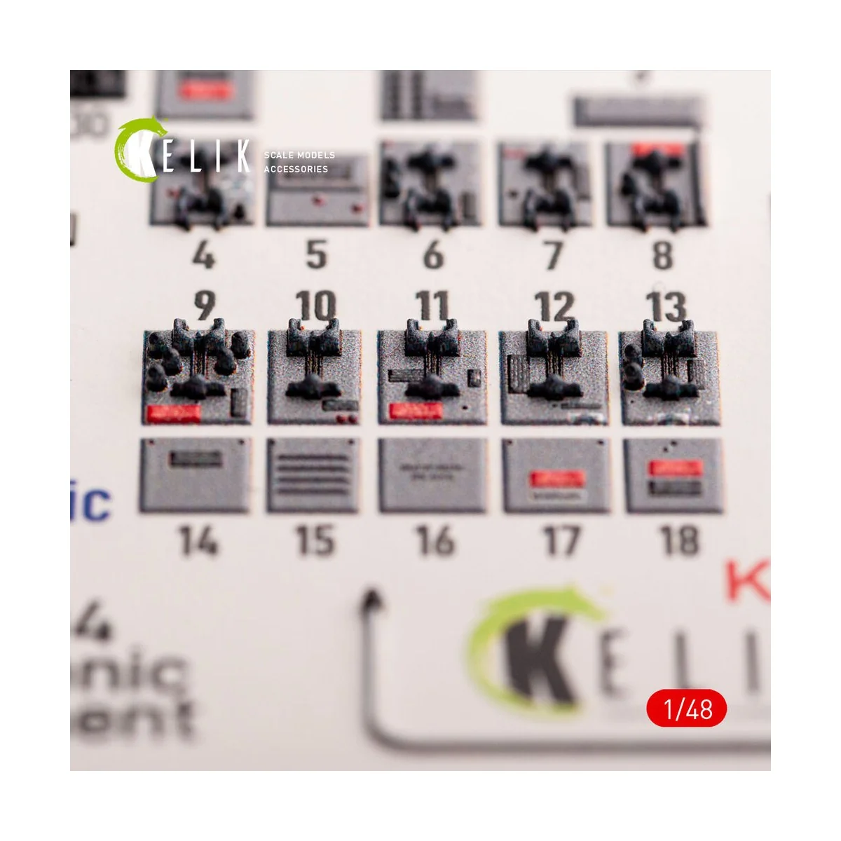 F-104 series Electrical Equipment - interior 3D decals for Kinetic ...