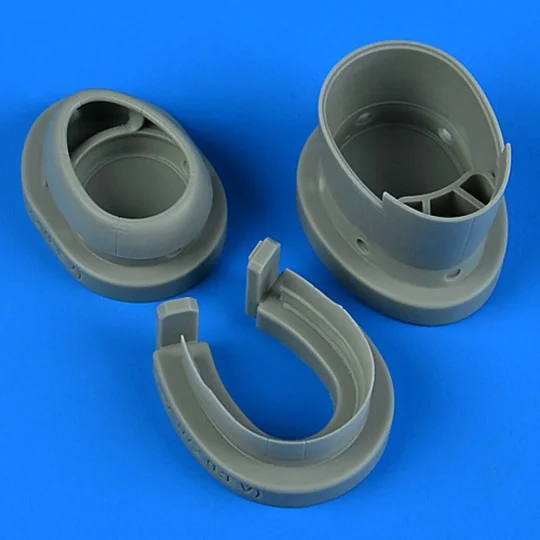 P-47D/M Thunderbolt cowling and cooling flaps (closed) - Quickboost...