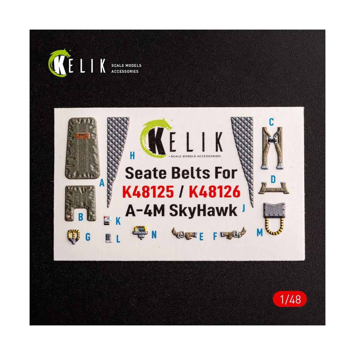 A-4M Late production- interior 3D decals for Magic Factory kit - Ke...