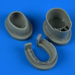 P-47D/M Thunderbolt cowling and cooling flaps (opened) - Quickboost...