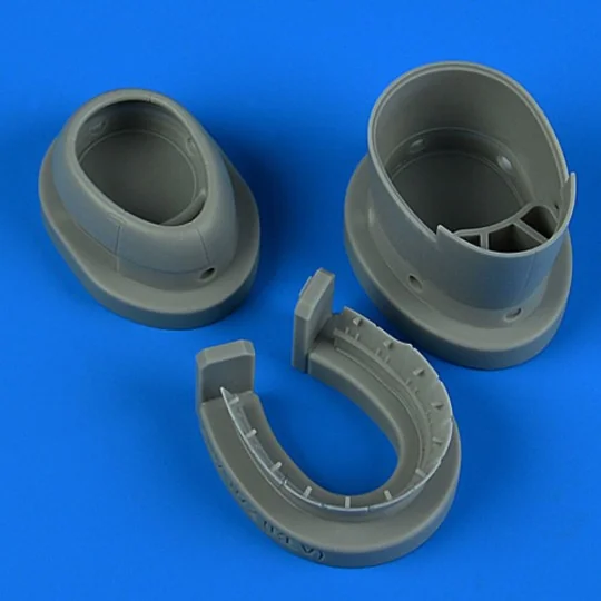 P-47D/M Thunderbolt cowling and cooling flaps (opened) - Quickboost...