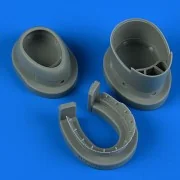 P-47D/M Thunderbolt cowling and cooling flaps (opened), 1/72 - Quic...