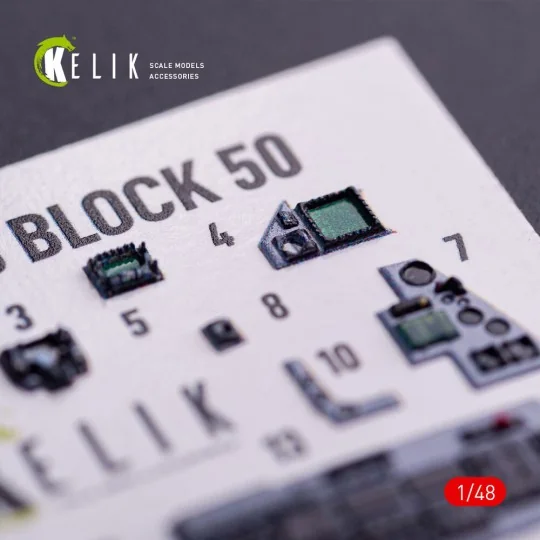 F-16CJ - interior 3D decals for Tamiya kit - Kelik K48127 F-16CJ - interior 3D decals for Tamiya kit - Kelik K48127