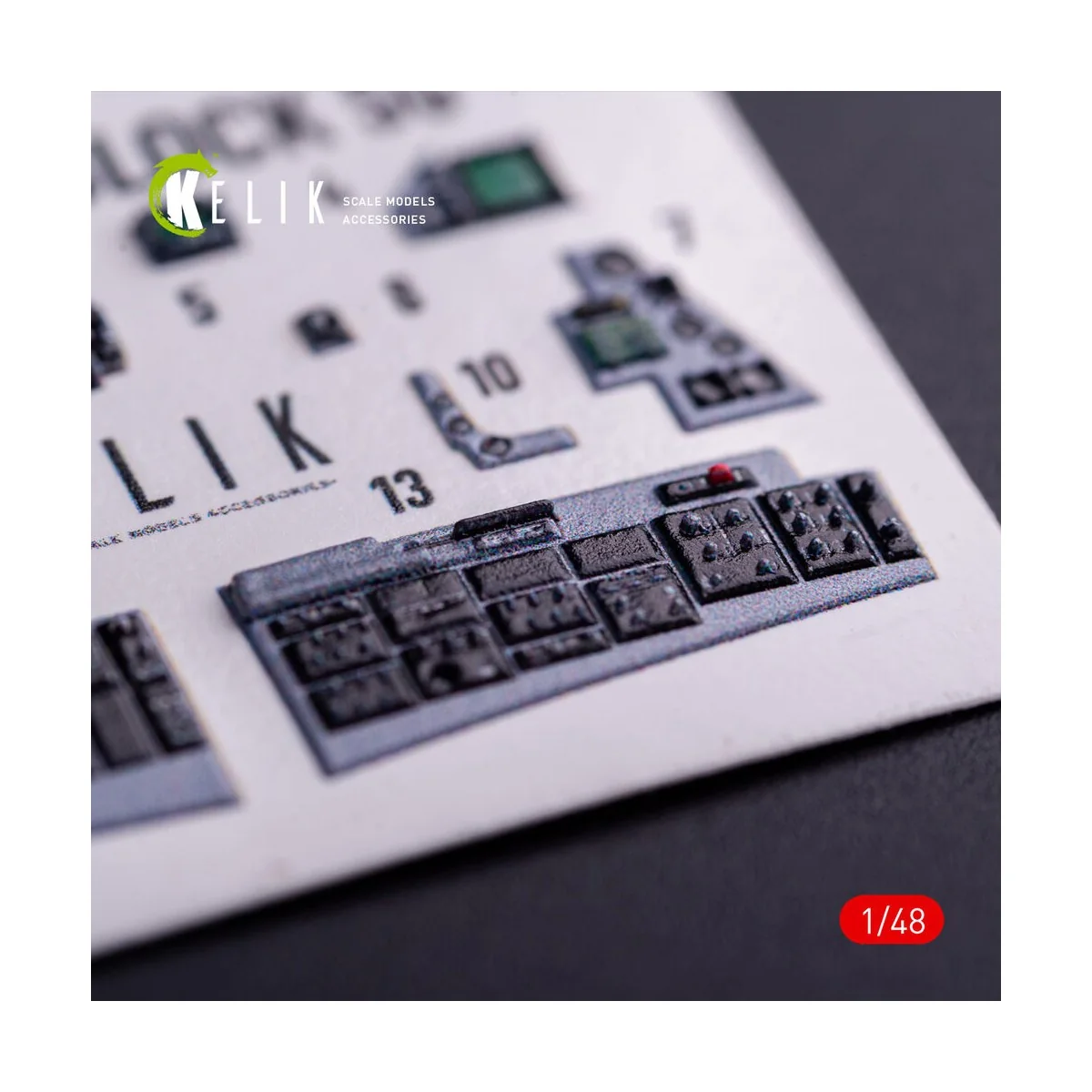 F-16CJ - interior 3D decals for Tamiya kit, 1/48 - Kelik K48127