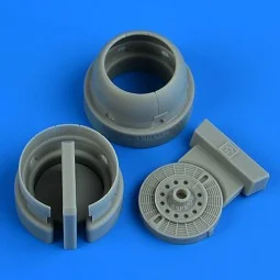 Fw 190D-9 cowling and cooling flaps (closed) for IBG, 1/72 - Quickb...