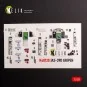 Jas-39 D - interior 3D decals for Italeri kit, 1/48 - Kelik K48130 Jas-39 D - interior 3D decals for Italeri kit, 1/48 - Kelik K48130