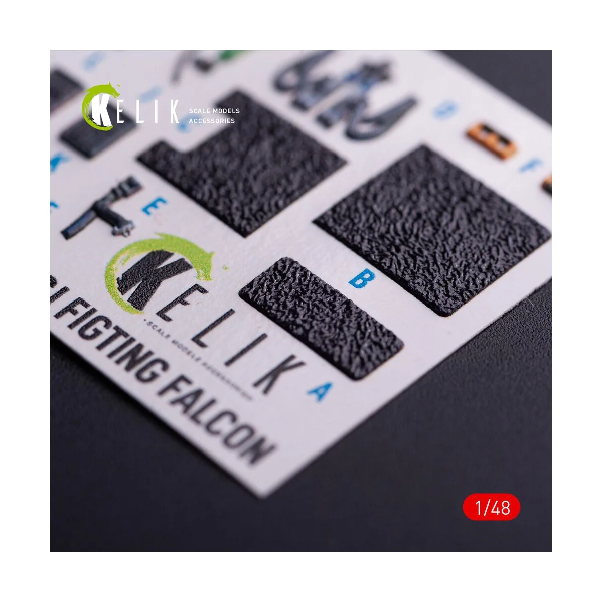 F-16CJ - interior 3D decals for Hasegawa kit, 1/48 - Kelik K48129 F-16CJ - interior 3D decals for Hasegawa kit, 1/48 - Kelik K48129