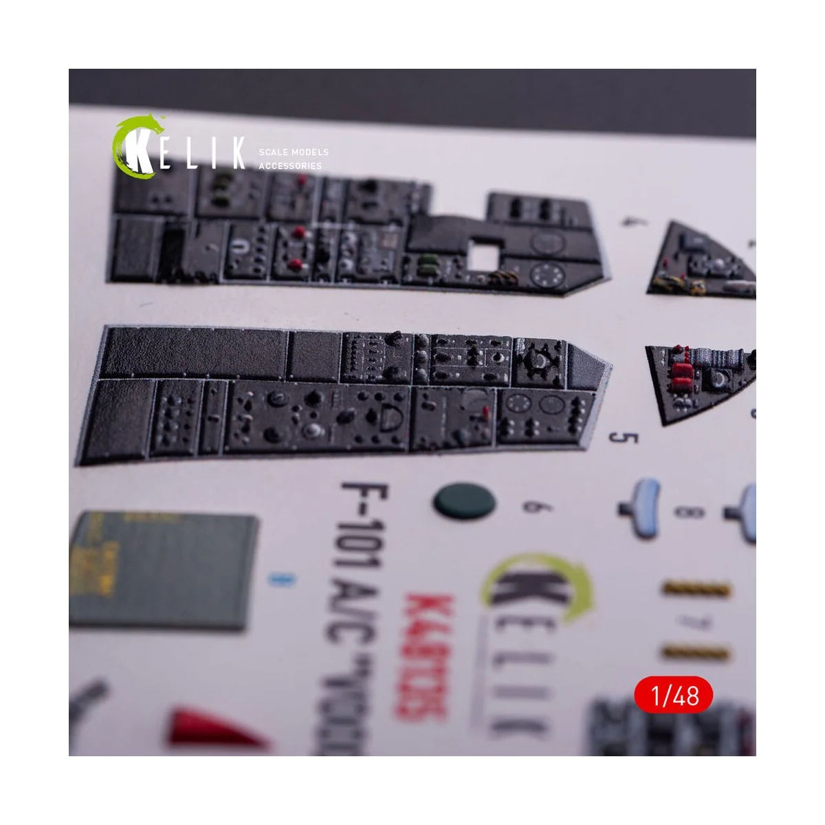 F-101A/C VooDoo - interior 3D decals for Zimi Model/KittyHawk kit -...