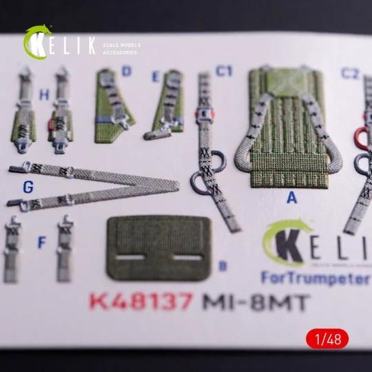 Mi-8MT - interior 3D decals for Trumpeter kit, 1/48 - Kelik K48137