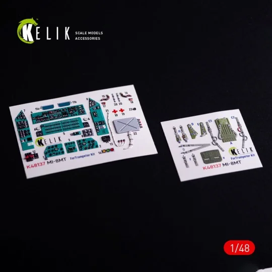 Mi-8MT - interior 3D decals for Trumpeter kit - Kelik K48137