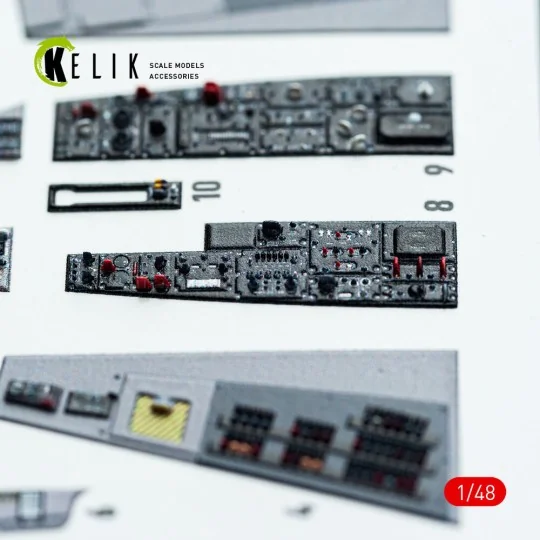 F-106A Delta Dart - interior 3D decals for Trumpeter kit - Kelik K4...