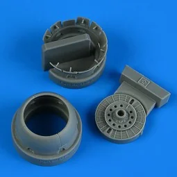 Fw 190D-9 cowling & cooling flaps (opened) - Quickboost QB72 692