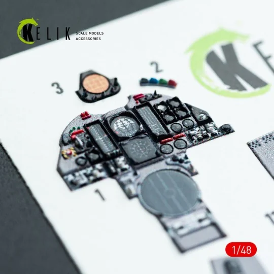 F-106A Delta Dart - interior 3D decals for Trumpeter kit, 1/48 - Ke...