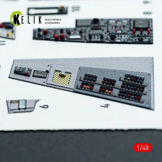 F-106A Delta Dart - interior 3D decals for Trumpeter kit, 1/48 - Ke...