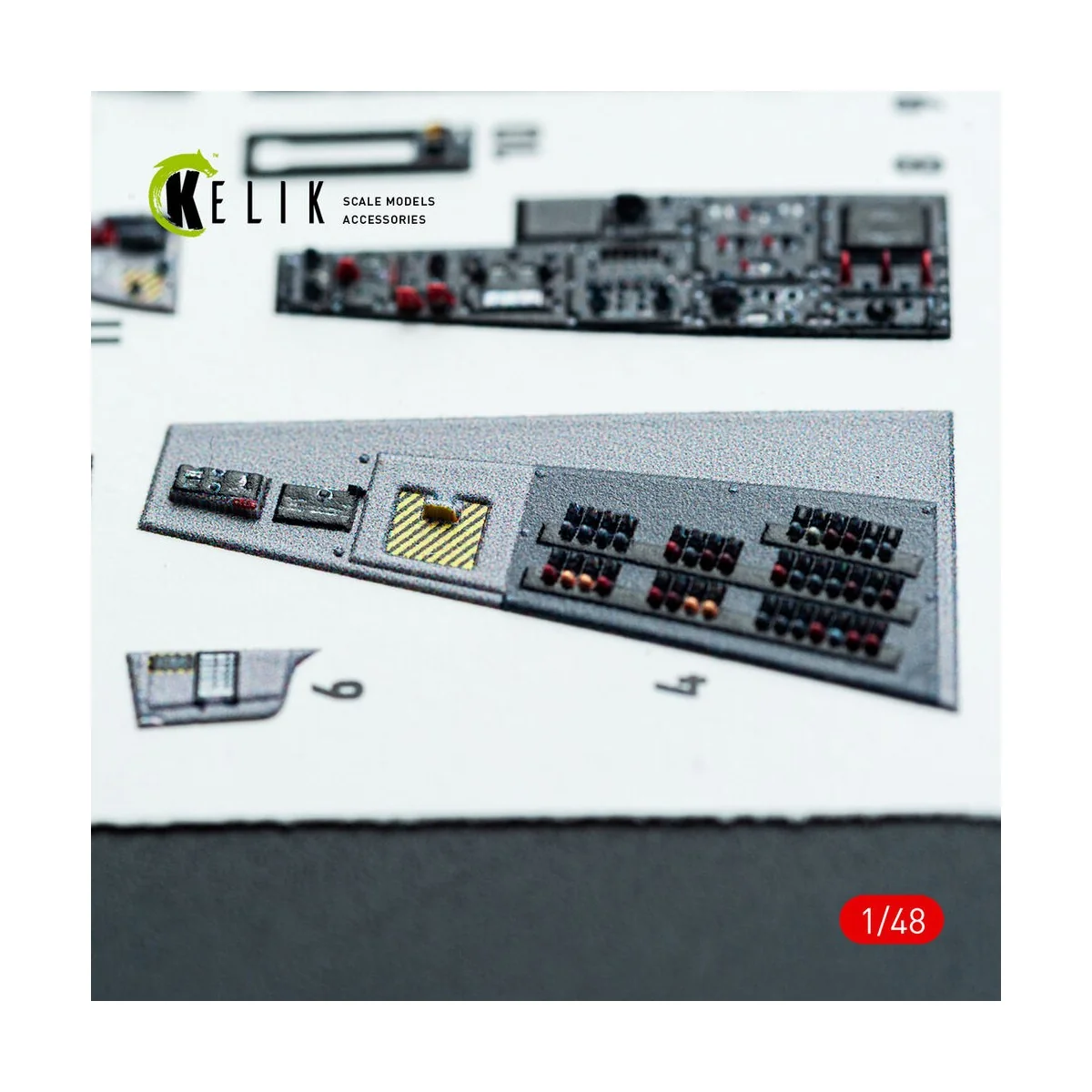 F-106A Delta Dart - interior 3D decals for Trumpeter kit - Kelik K4...