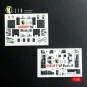 F-16F Block 60 - interior 3D decals for Hasegawa kit - Kelik K48128