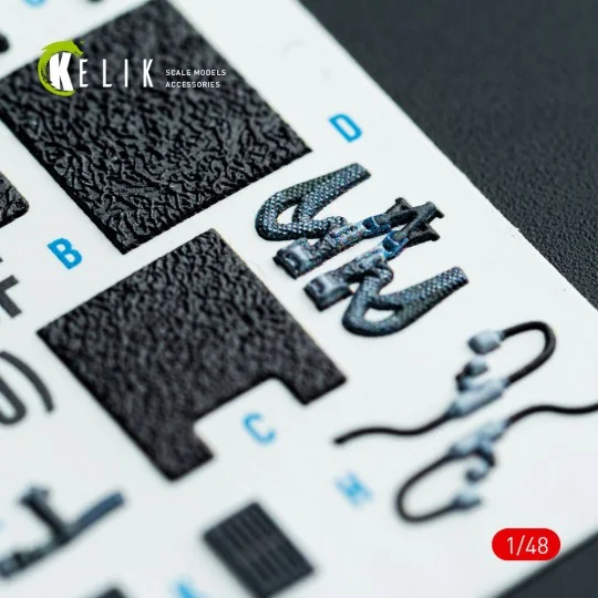 F-16F Block 60 - interior 3D decals for Hasegawa kit, 1/48 - Kelik ...