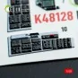 F-16F Block 60 - interior 3D decals for Hasegawa kit - Kelik K48128