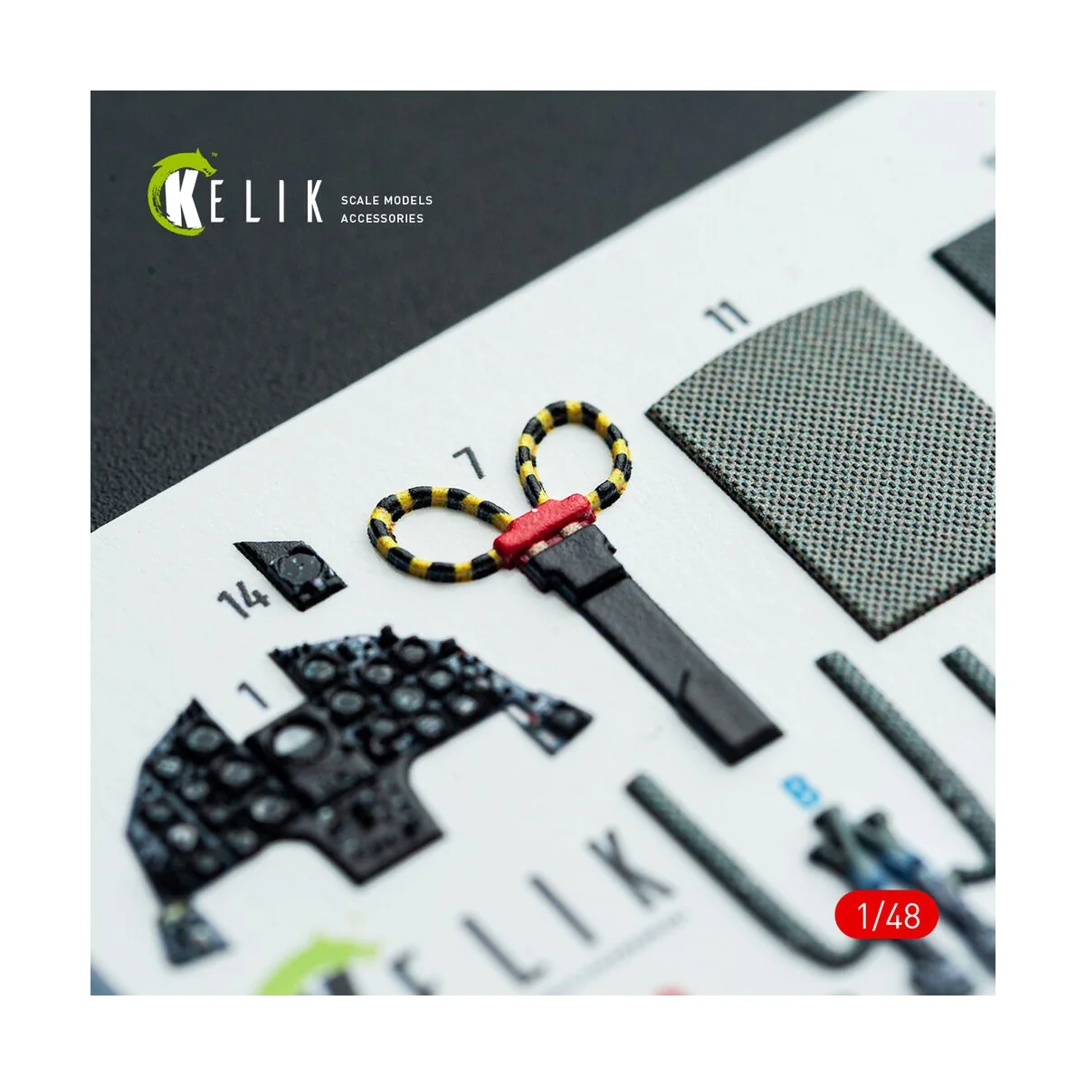 F-8J Crusader - interior 3D decals for Hasegawa kit, 1/48 - Kelik K... F-8J Crusader - interior 3D decals for Hasegawa kit, 1/48 - Kelik K...