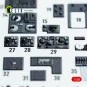 Do-217 K/M - interior 3D decals for ICM kit, 1/48 - Kelik K48142