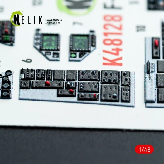 F-16F Block 60 - interior 3D decals for Hasegawa kit, 1/48 - Kelik ...