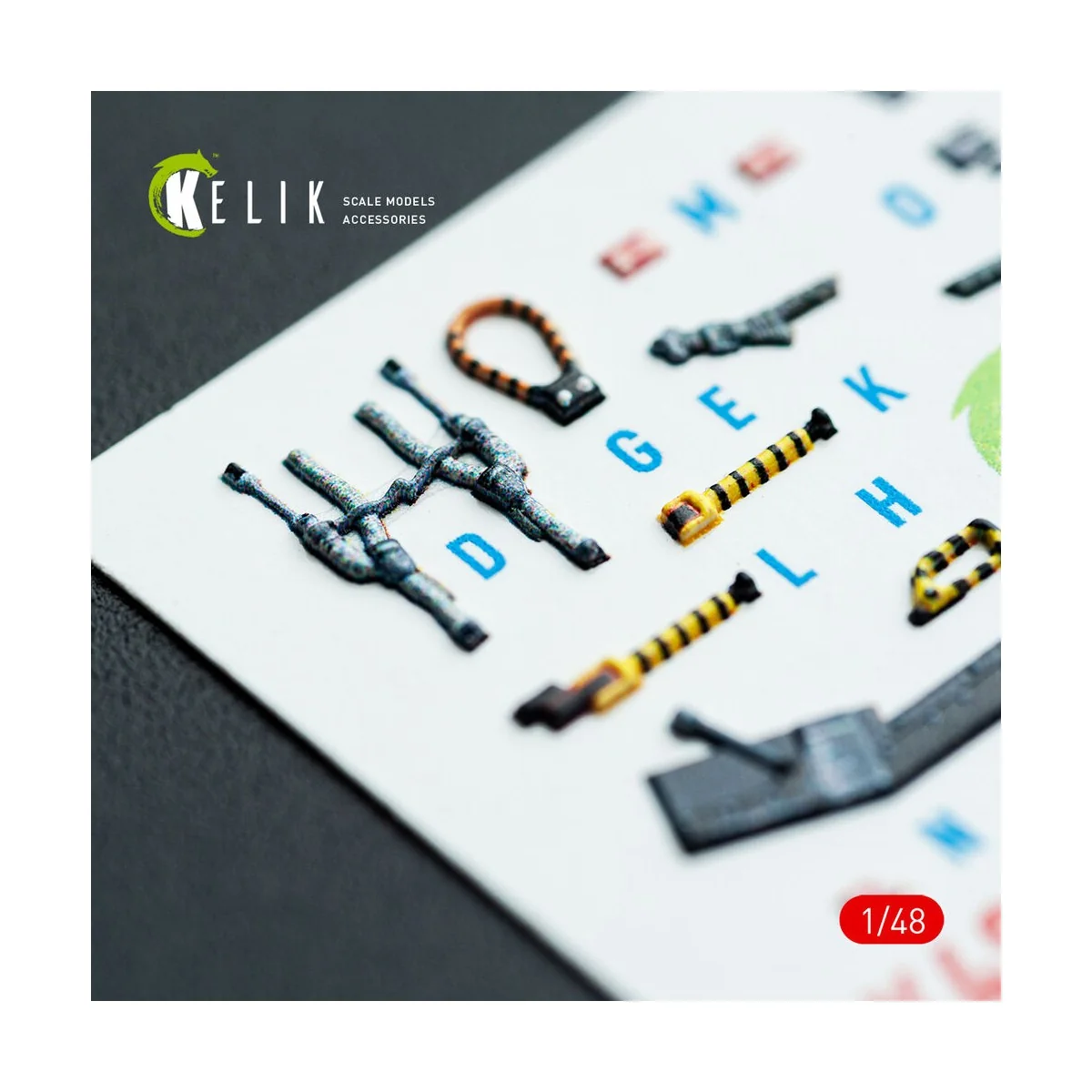 AV-8B Harrier - interior 3D decals for Hasegawa kit - Kelik K48145