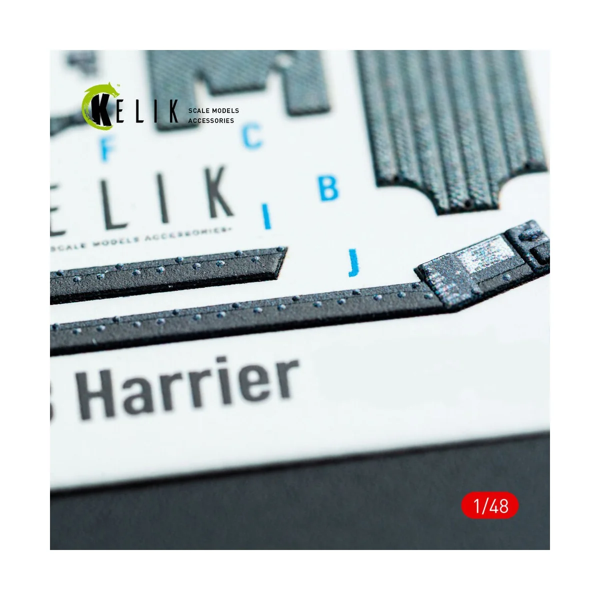 AV-8B Harrier - interior 3D decals for Hasegawa kit, 1/48 - Kelik K...