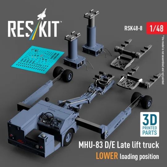 MHU-83 D/E Late lift truck LOWER loading position (3D Printed model... MHU-83 D/E Late lift truck LOWER loading position (3D Printed model...