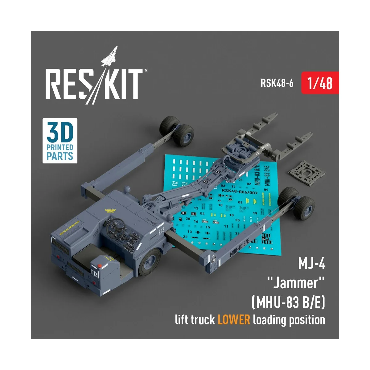 MJ-4 Jammer (MHU-83 B/E) Early lift truck LOWER loading position (3...