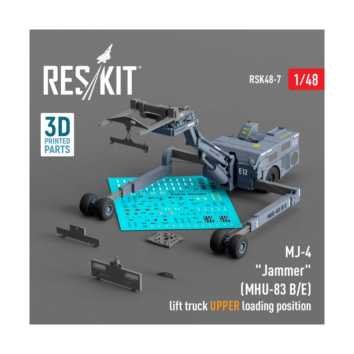 MJ-4 Jammer (MHU-83 B/E) Early lift truck UPPER loading position (3...