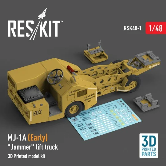 MJ-1A (Early) Jammer lift truck (3D Printed model kit) - ResKit Mod...