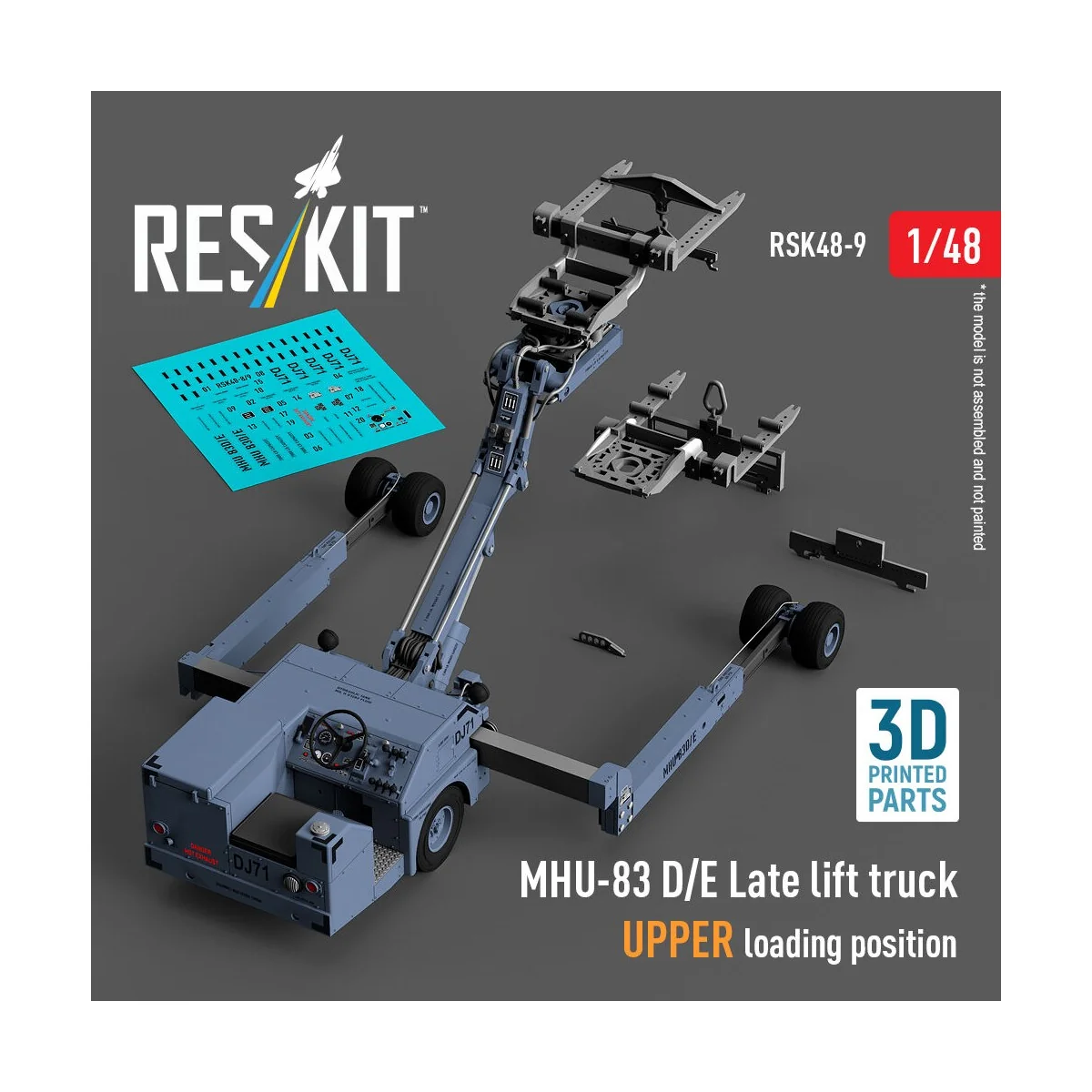 MHU-83 D/E Late lift truck UPPER loading position (3D Printed model...