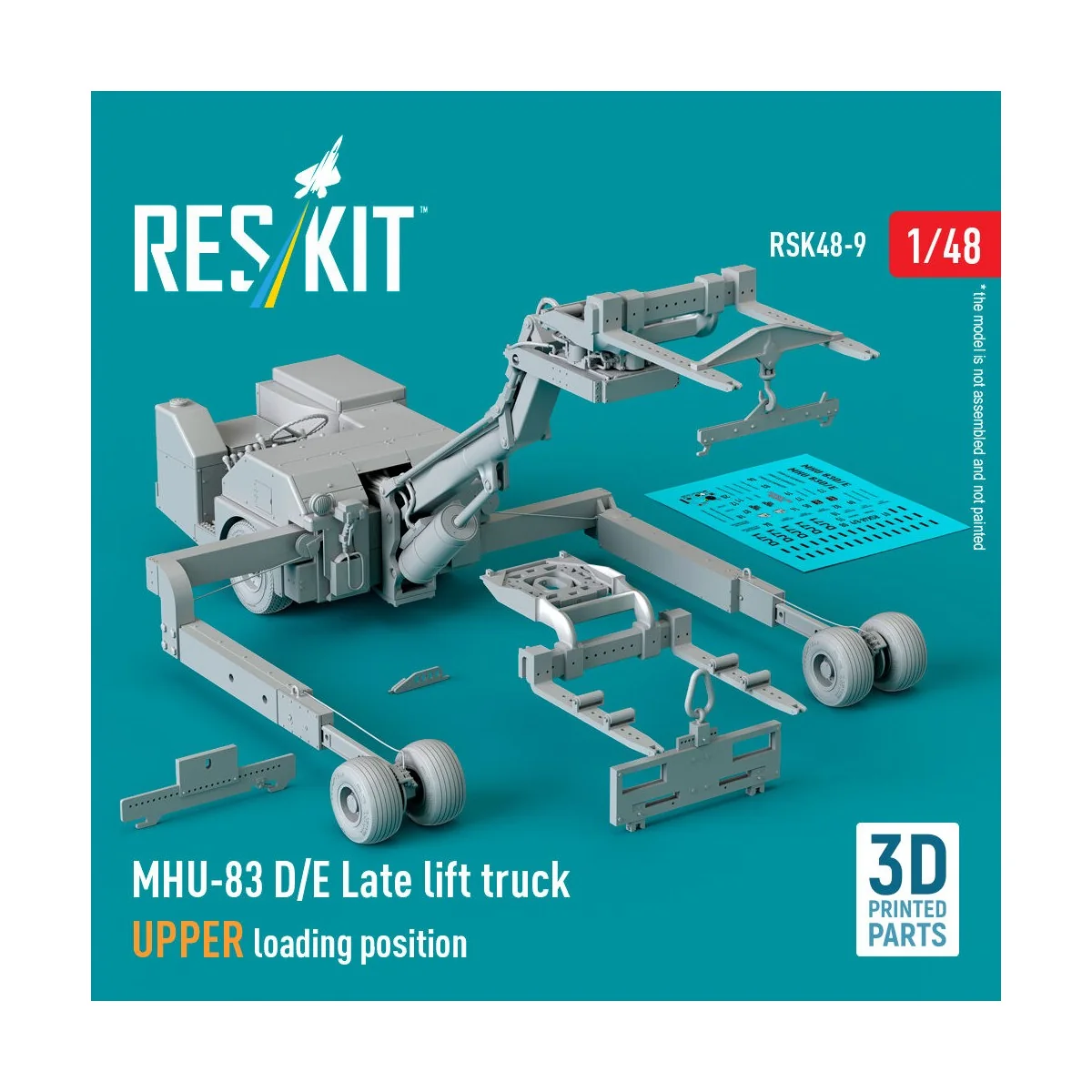 MHU-83 D/E Late lift truck UPPER loading position (3D Printed model...