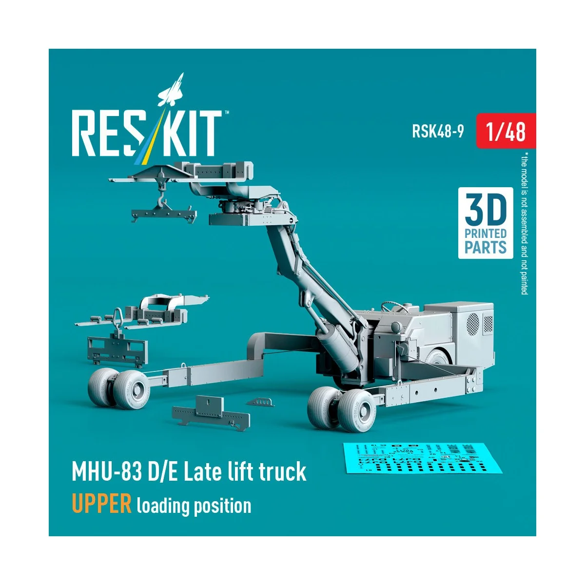 MHU-83 D/E Late lift truck UPPER loading position (3D Printed model...