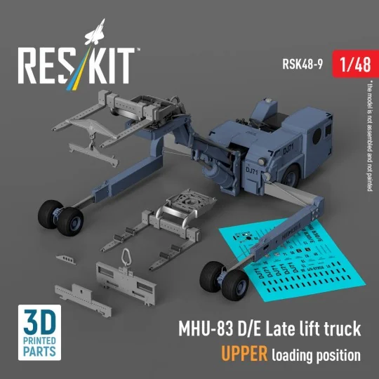 MHU-83 D/E Late lift truck UPPER loading position (3D Printed model...
