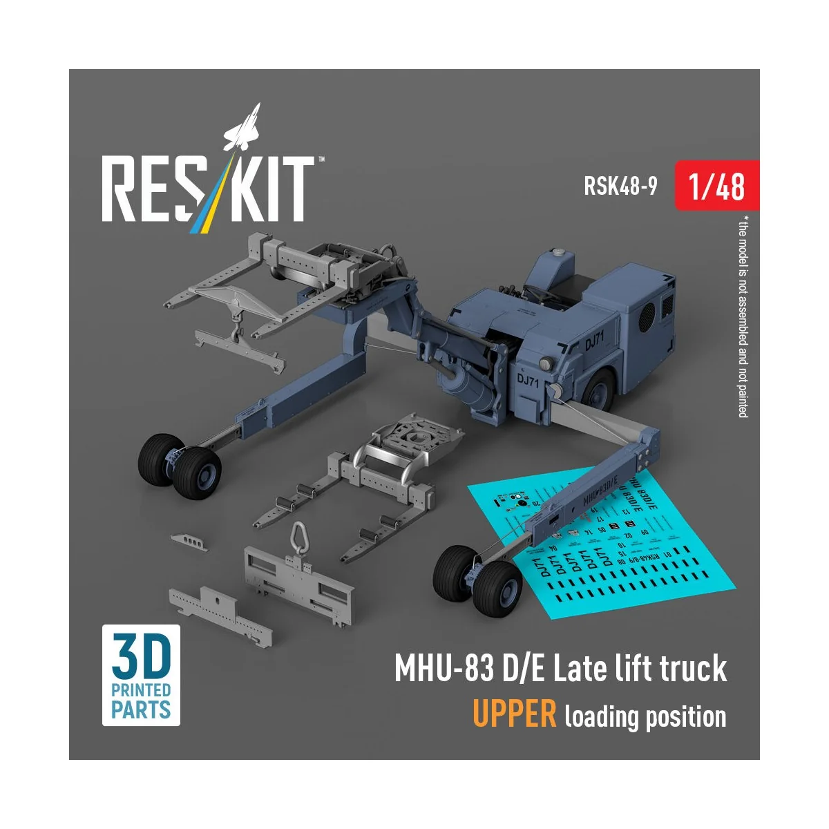MHU-83 D/E Late lift truck UPPER loading position (3D Printed model...