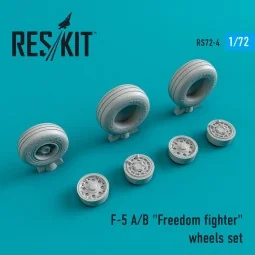 F-5 (A,B) Freedom fighter wheels set - ResKit Models RS72-0004