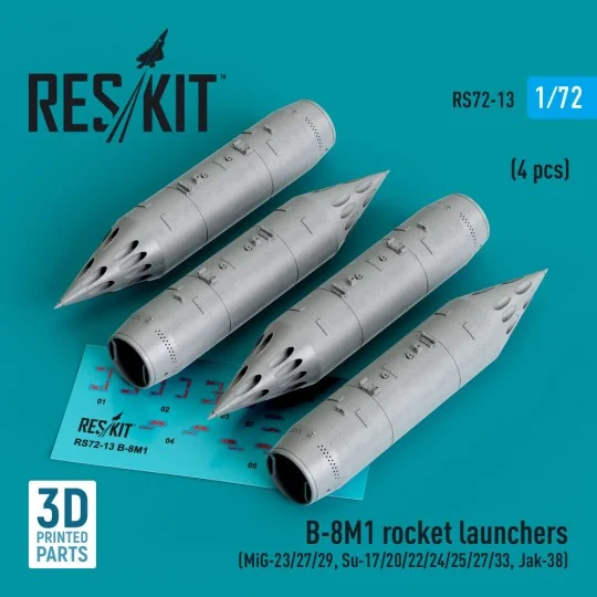 B-8M1 rocket launchers (4 pcs) (MiG-23/27/29, Su-17/20/22/24/25/27/... B-8M1 rocket launchers (4 pcs) (MiG-23/27/29, Su-17/20/22/24/25/27/...