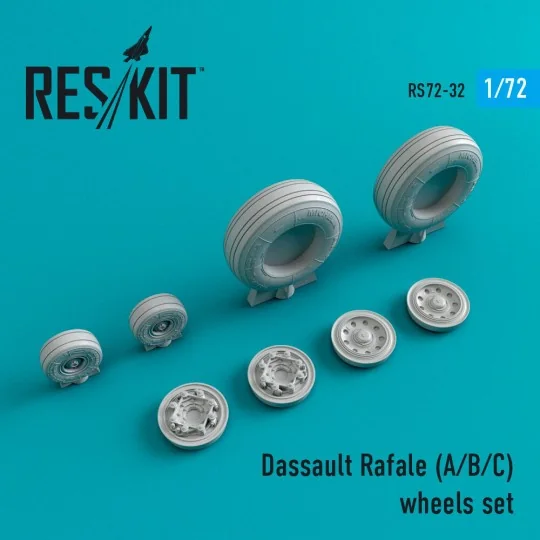 Rafale (A,B,C) wheels set - ResKit Models RS72-0032