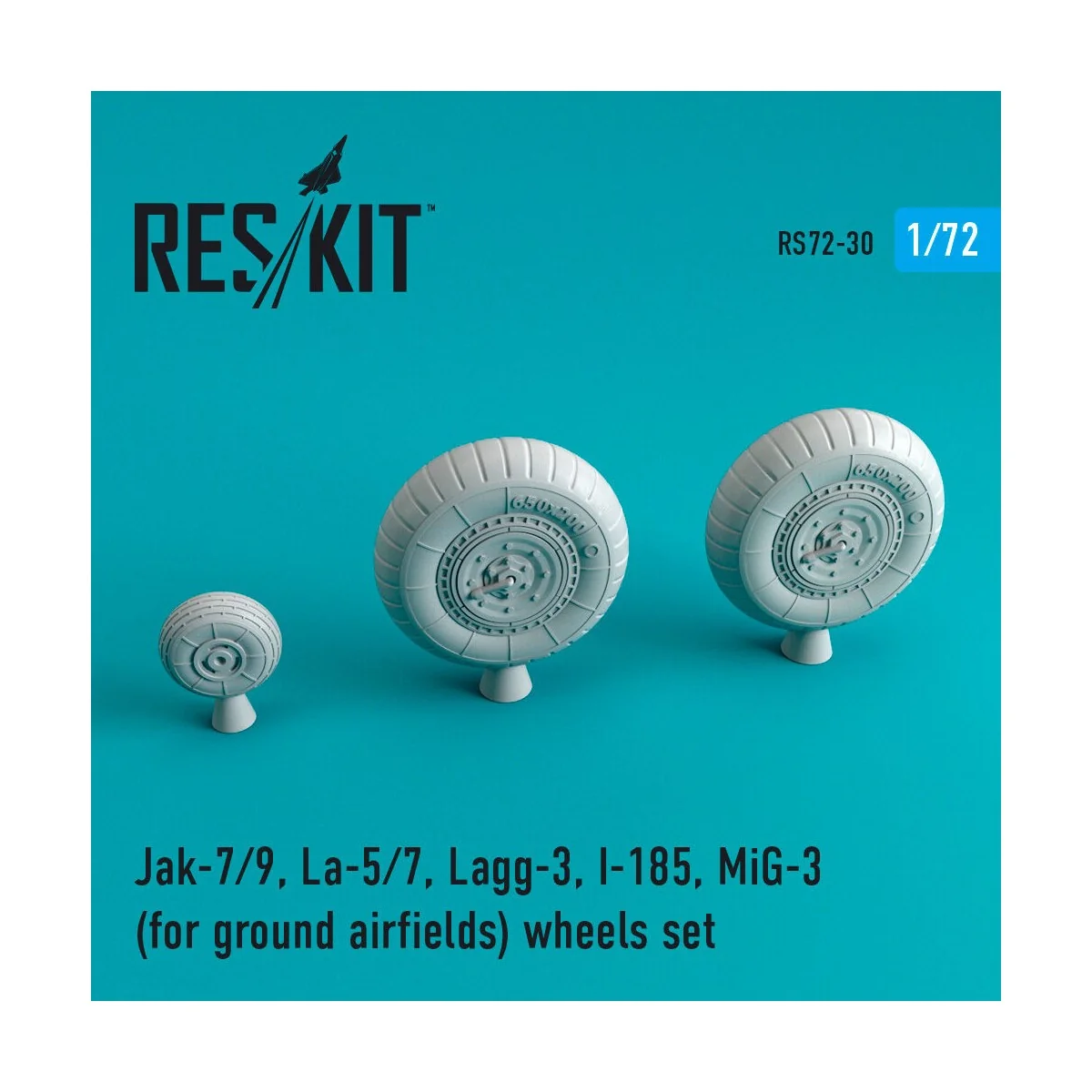 Jak-7/9, La-5/7, Lagg-3, I-185, MiG-3 wheels set for ground airfiel... Jak-7/9, La-5/7, Lagg-3, I-185, MiG-3 wheels set for ground airfiel...