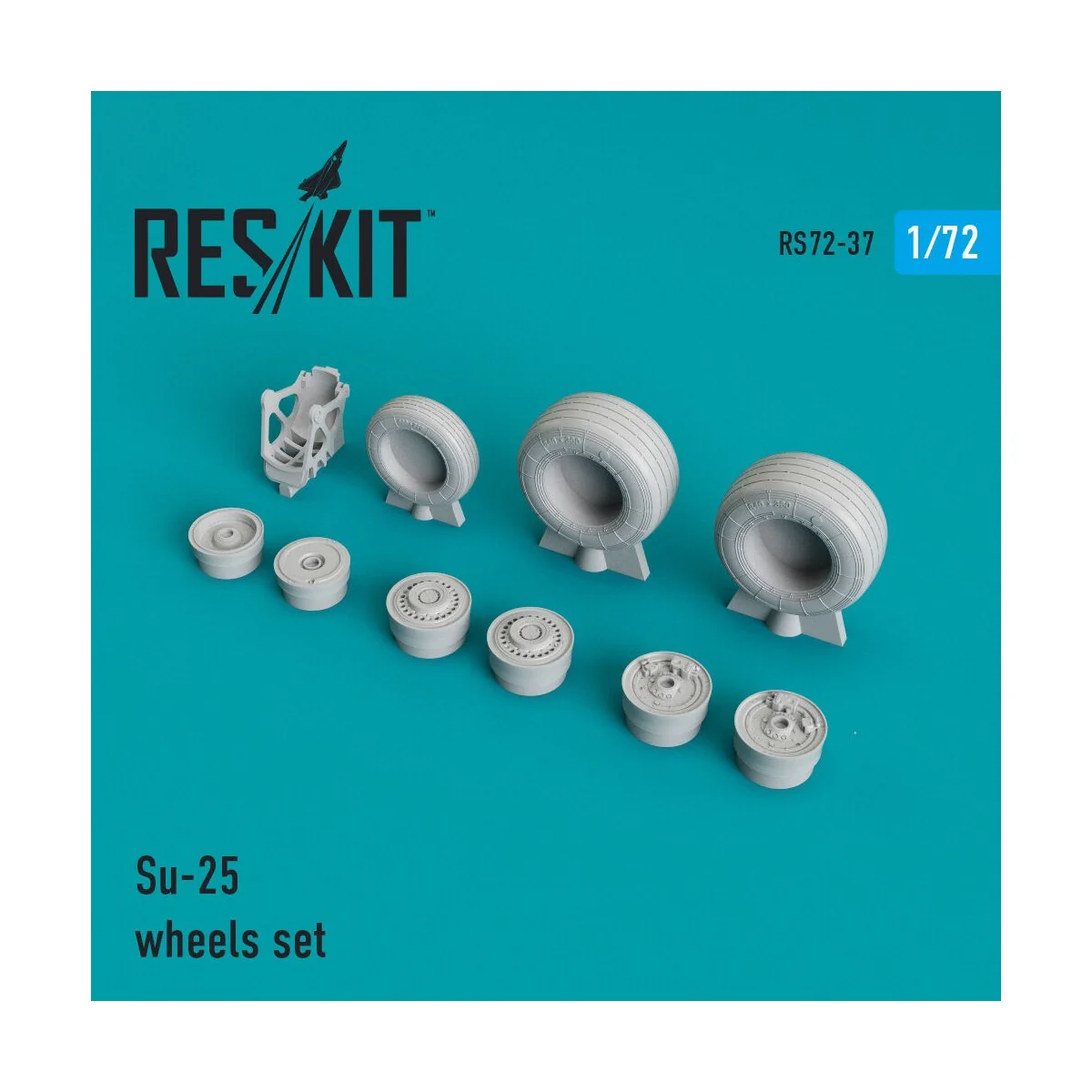 Su-25 wheels set - ResKit Models RS72-0037
