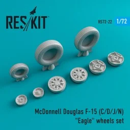 F-15 (C, D, J, N) Eagle wheels set, 1/72 - ResKit Models RS72-0022