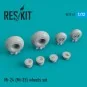 Mi-24 Hind wheels set - ResKit Models RS72-0041