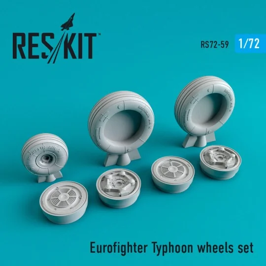 Eurofighter Typhoon wheels set, 1/72 - ResKit Models RS72-0059