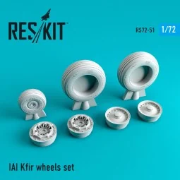 IAI Kfir wheels set, 1/72 - ResKit Models RS72-0051