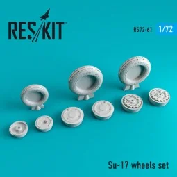 Su-17 wheels set, 1/72 - ResKit Models RS72-0061