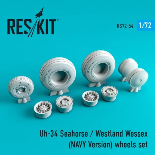 Uh-34 Seahorse/Westland Wessex (NAVY Version) wheels set, 1/72 - Re...