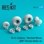 Uh-34 Seahorse/Westland Wessex (NAVY Version) wheels set - ResKit M...