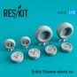 British Phantom wheels set, 1/72 - ResKit Models RS72-0067 British Phantom wheels set, 1/72 - ResKit Models RS72-0067